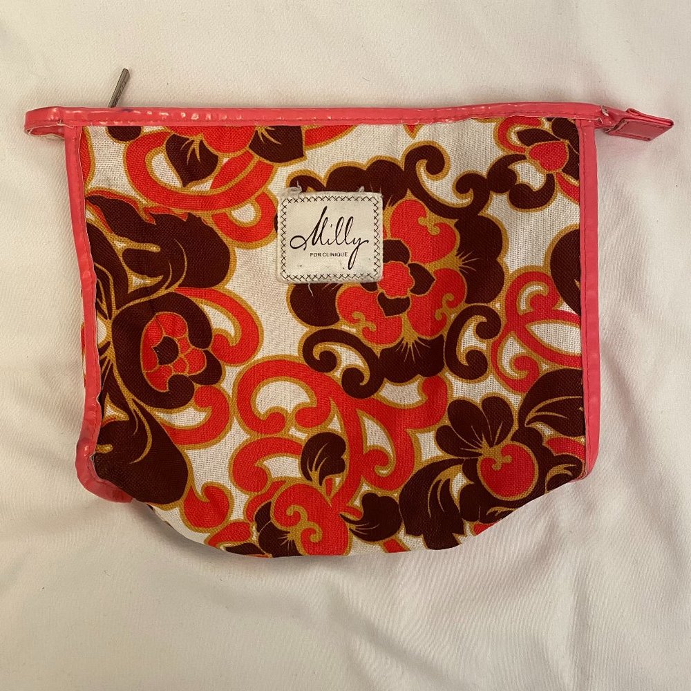 Milly By Clinique Bag Cosmetic Bag - Good Condition (used)